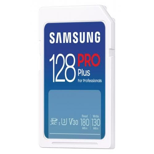Card de Memorie SDXC Samsung, PRO Plus, 128GB, MB-SD256S/EU, Clasa U1, V10, pana la 120MB/S — miniatură