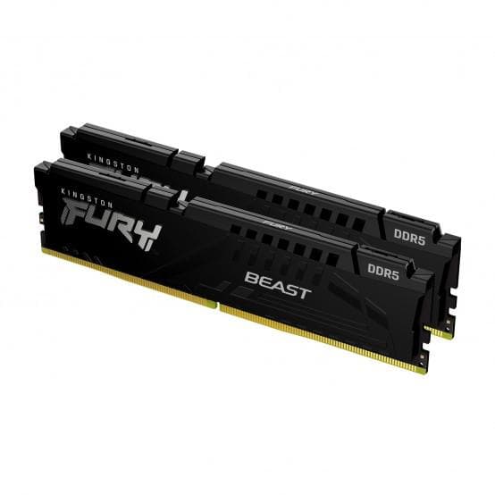 Memorie RAM Kingston FURY Beast Black EXPO, 16GB DDR5, 5200MHz, CL36