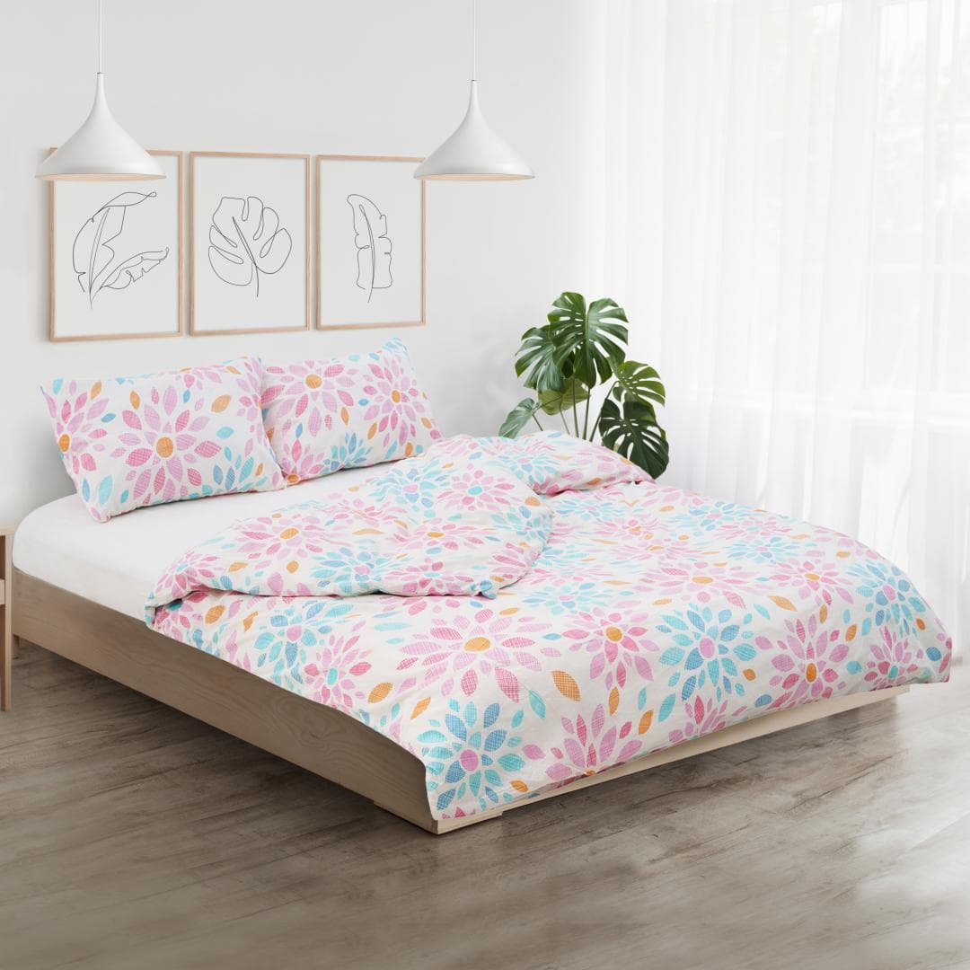 Set de pat,cearceaf cu elastic 180x200,Joy — miniatură