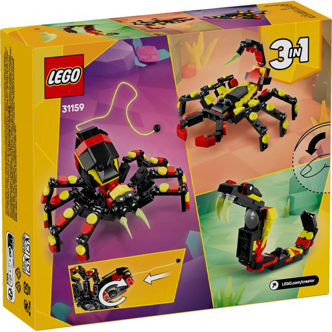 ANIMALE SALBATICE: PAIANJEN, LEGO 31159 — miniatură