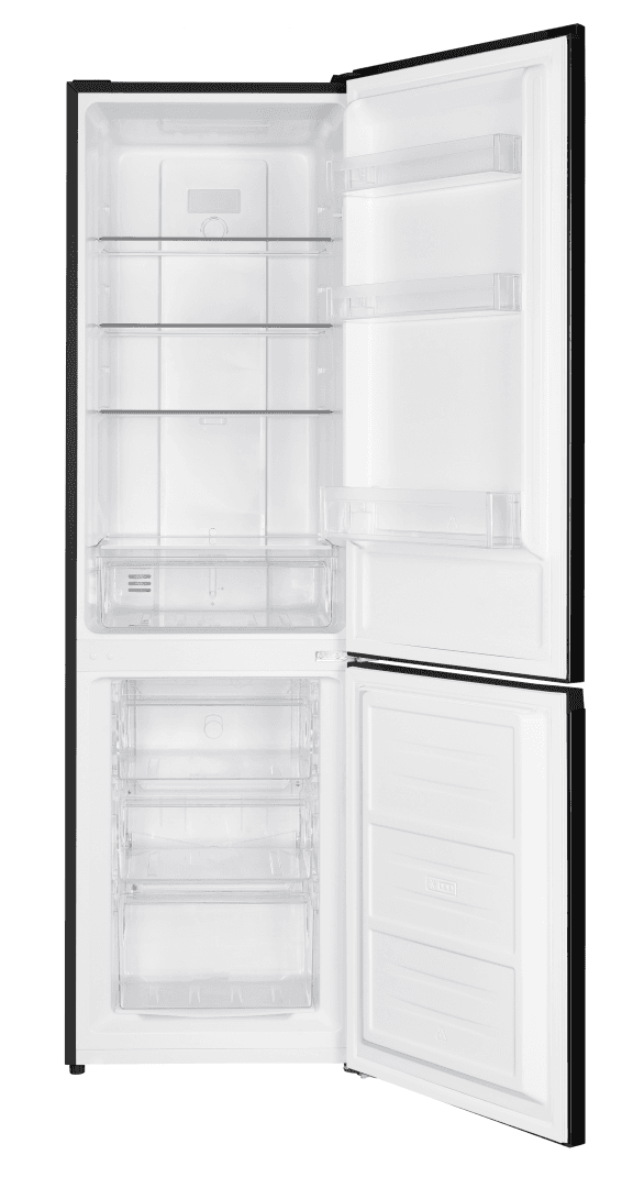 Combina frigorifica HEINNER HCNF-HM253BKE++, No Frost, 253 l, Clasa: E, Negru — miniatură