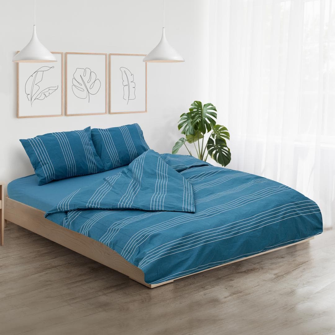 Set de pat,cearceaf cu elastic 180x200,Colin — miniatură