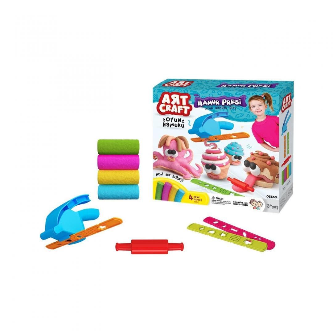 SET PASTA MODELATOARE CU PRESA — miniatură