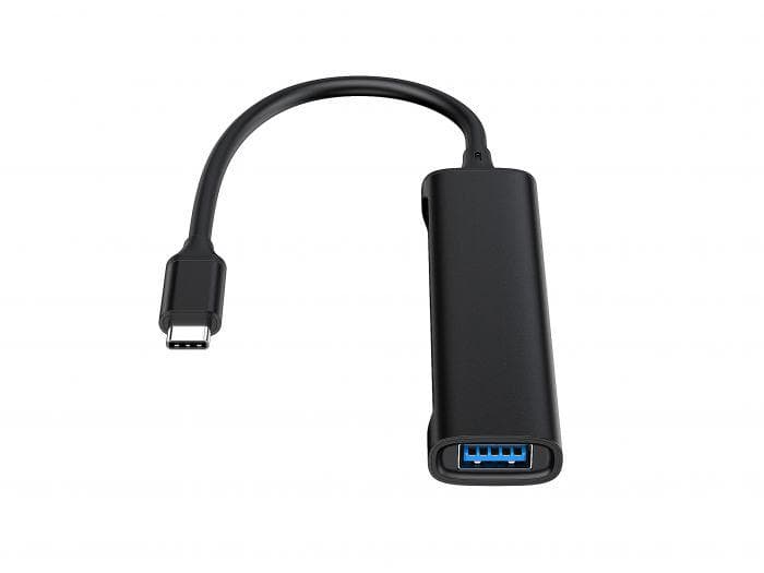 Hub USB Conceptronic HUBBIES, USB-C, 4 porturi, Negru — miniatură