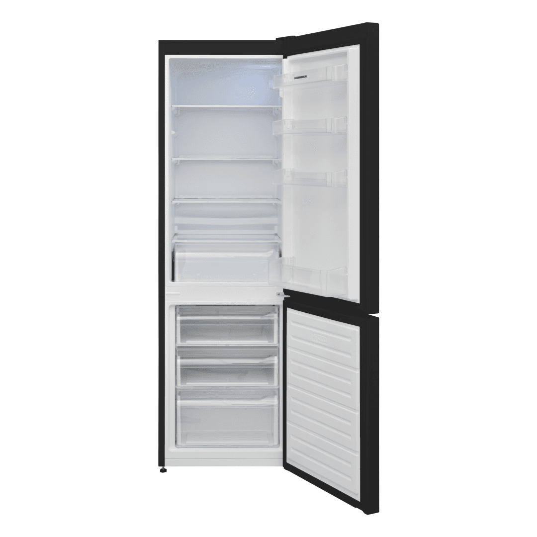 Combina frigorifica HEINNER HC-V2681BKE++, 268 l, Clasa E, Negru — miniatură