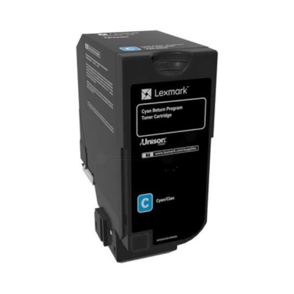 Toner Lexmark 74C2SCE, Cyan