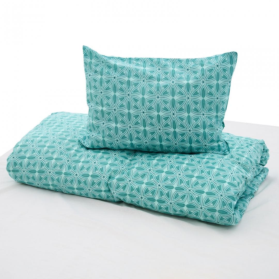 Set de pat single bumbac, 92 gsm, River — miniatură