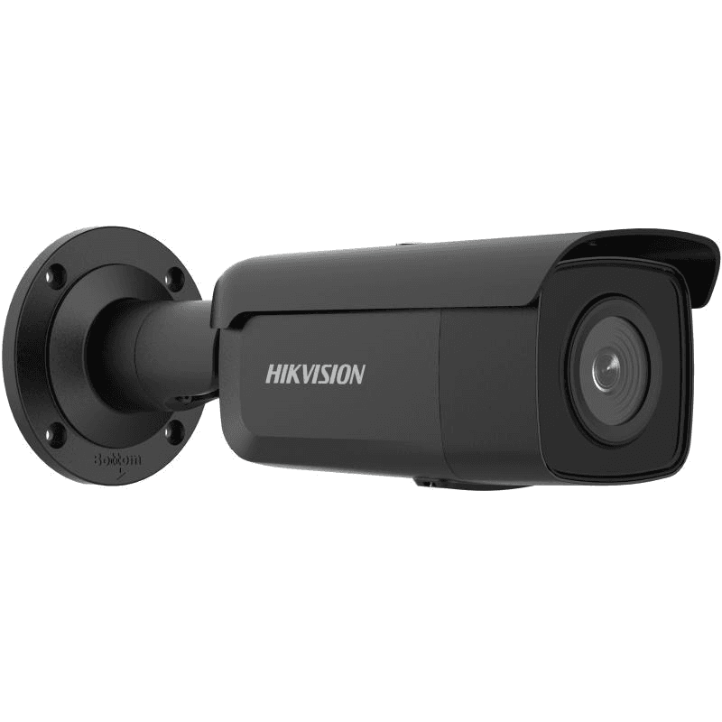 Camera de supraveghere IP Bullet 6MP Hikvision DS-2CD2T66G2-2I(2.8MM) (C)/BK, lentila fixa 2.8mm, iluminare min: Color: 0.003 Lux @ (F1.6, AGC ON),B/W: 0 Lux cu IR 60m, slot card de memorie: microSD/microSDHC/microSDXC maxim 512GB, alarma la evenimente: Motion detection (support alarm triggering by