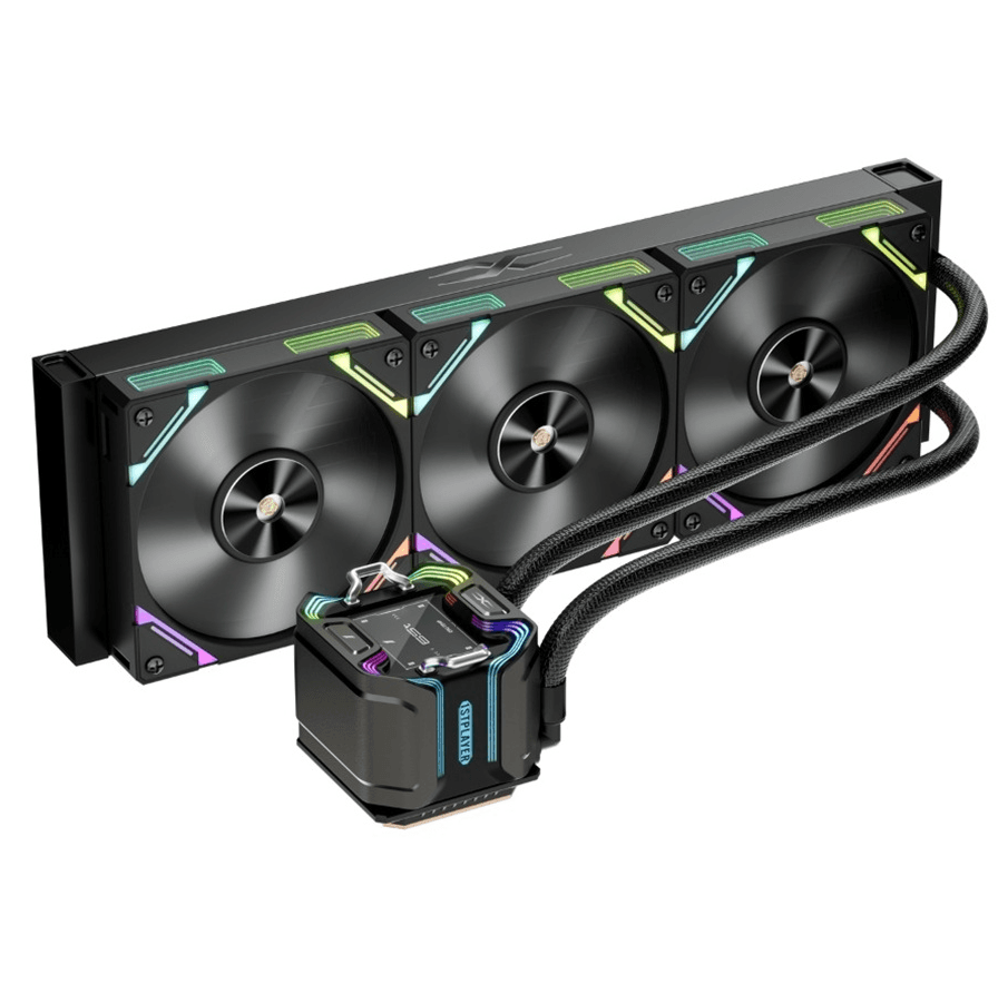 Cooler Procesor 1stPlayer X-Starship 360-bk, 12 cm, 3 ventilatoare