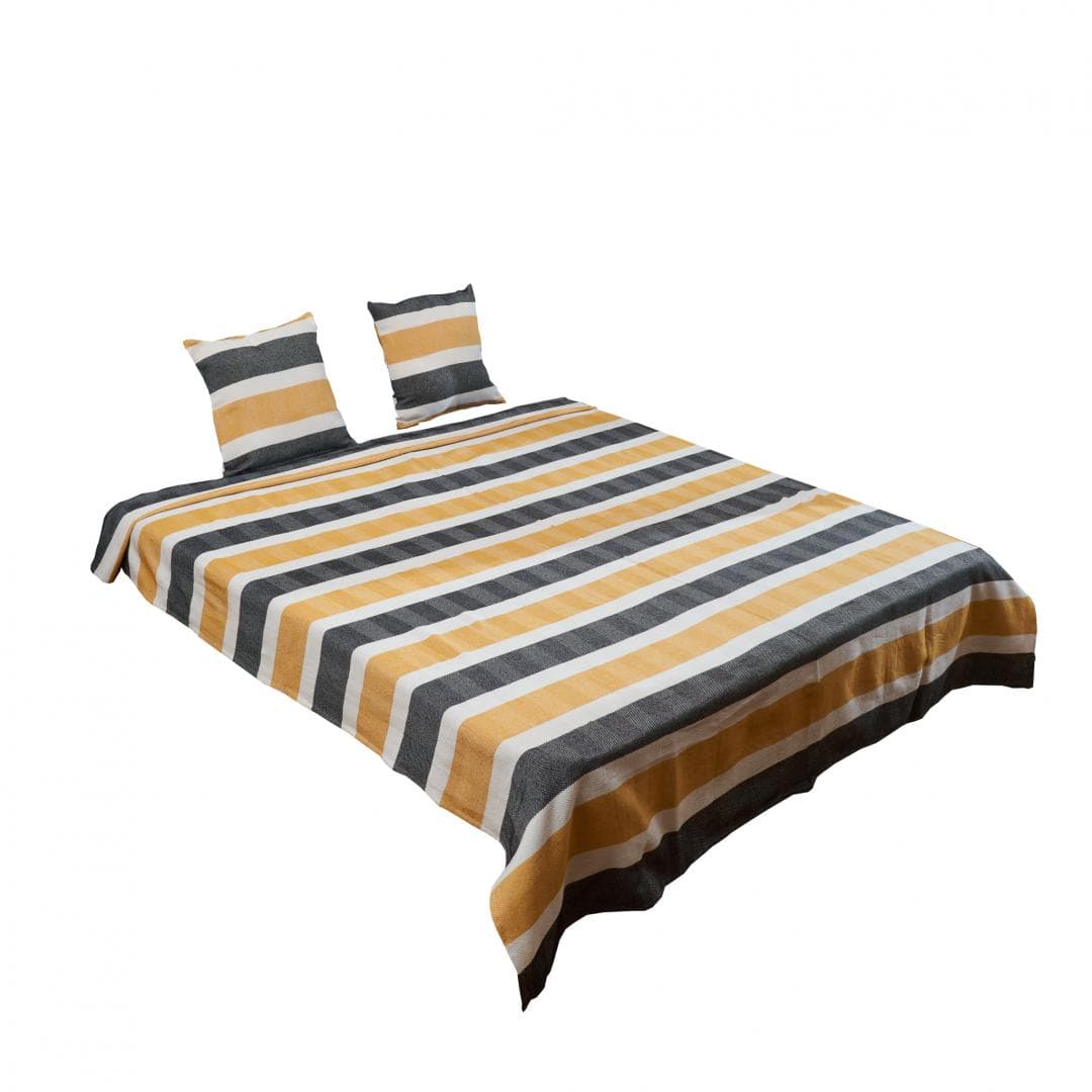 SET CUVERTURA PAT KS 200X220CM ZIA YELLOW — miniatură