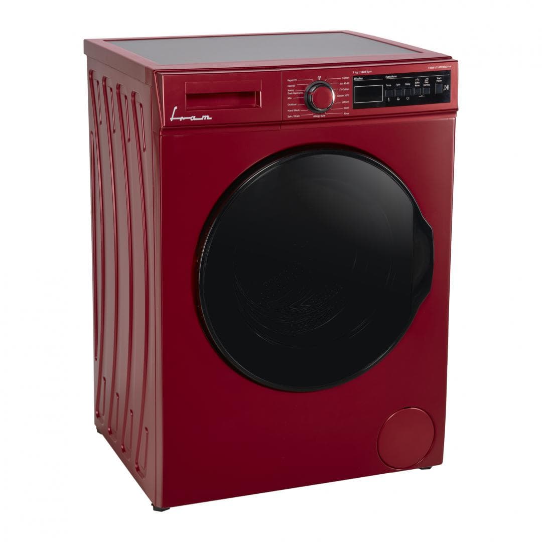 Masina de spalat rufe FRAM FWM-V714T2RDD+++, 7 kg, 1400 rpm, Clasa: D, Rosu pastelat — miniatură