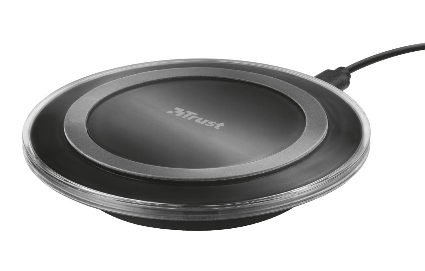 Incarcator Trust yudo  Wireless Charging Pad 5W - black micro-USB