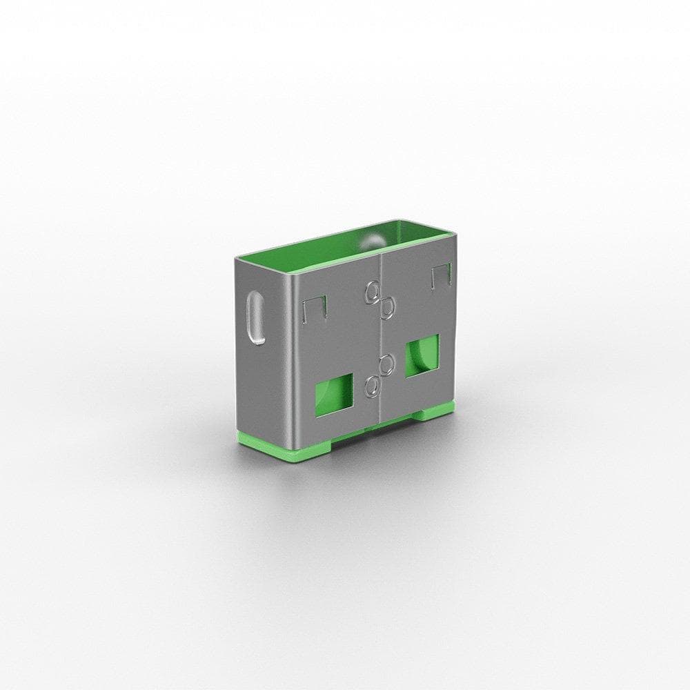 Adaptor USB Locks Lindy, 10 USB, verde — miniatură