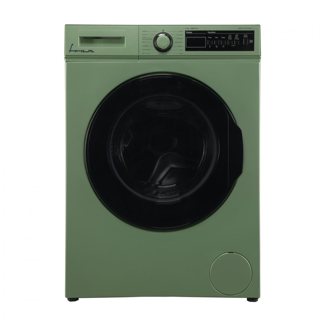 Masina de spalat rufe FRAM FWM-V714T2GRD+++, 7 kg, 1400 rpm, Clasa: D, Verde pastelat