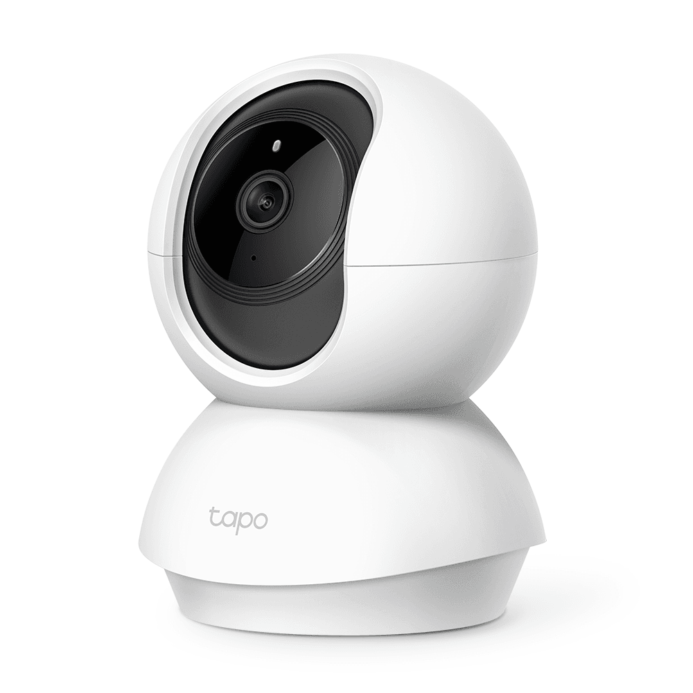 Camera de supraveghere Smart TP-Link Tapo C200 cu Pan/Tilt 360 grade Full HD 1080P Utilizare Baby Monitor Wireless Audio Video Night Vision Detectarea miscarilor Two-Way Audio Alarma sonora si luminoasa Control Vocal IP Wi-Fi Mod Privacy - Alb