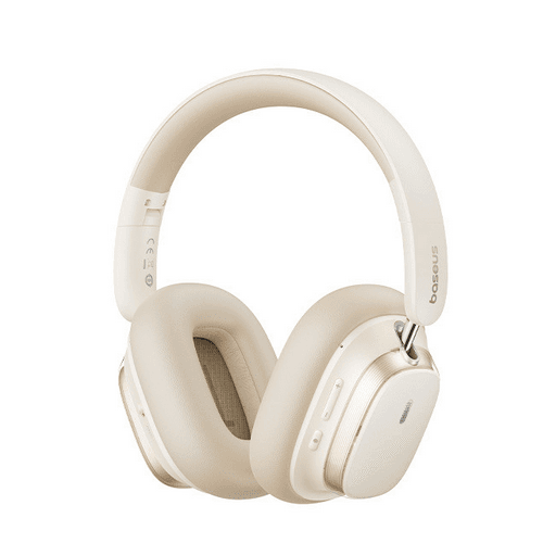 Casti Over-ear Baseus Bowie H1s, Wireless, noise-canceling, Alb