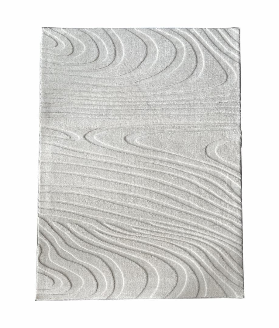 Covor, model in relief,Wave,120x160 Crem