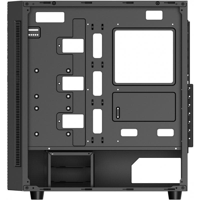 Carcasa DEEPCOOL Matrexx 55 Mesh, RGB, Mid Tower, Black — miniatură
