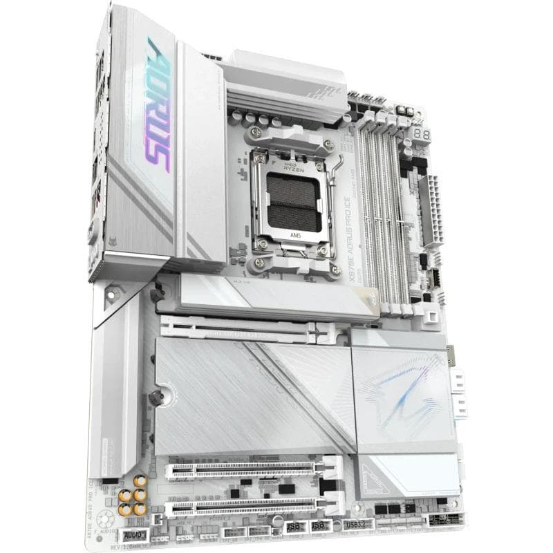 Placa de baza Gigabyte X870E AORUS PRO ICE, Socket AM5, DDR5, ATX — miniatură