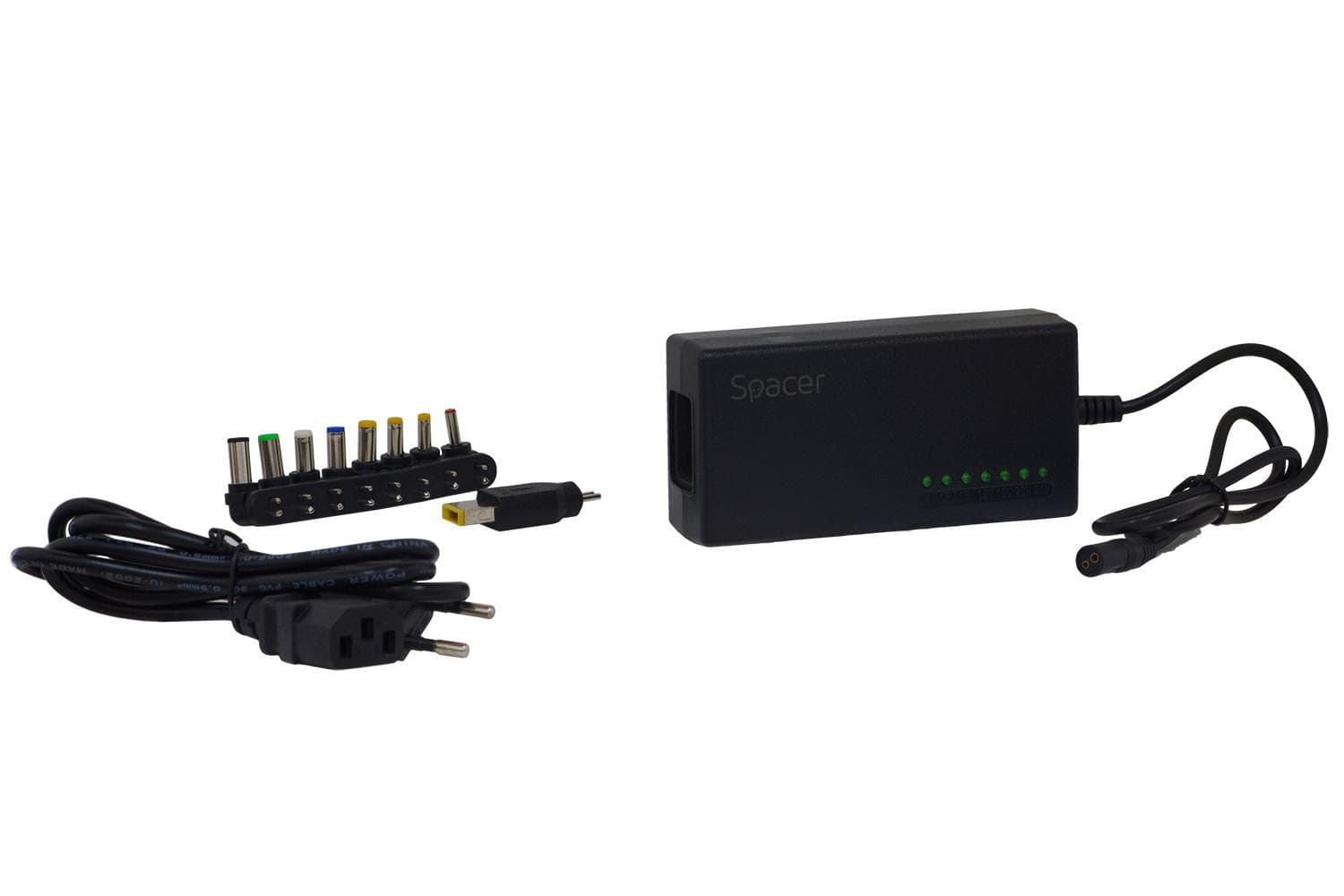 Incarcator Laptop SPACER SPAL-LAP-UNIV, 96W, Negru — miniatură