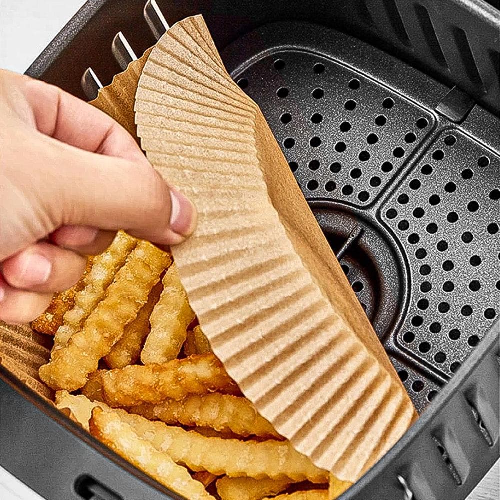 PAPER TRAY SET FOR HOT AIR FRYER HEINNER HAF-PPROUNDC20, 100PCS/SET — miniatură