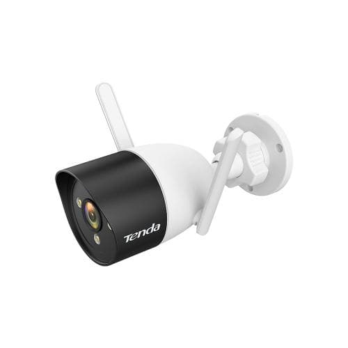 TENDA RT6-WCA 2K Outdoor Wi-Fi Camera, Slor card microSD(256gb max), Interfata: 1 x RJ45, 10M/100Mbps, 2x antene externe, Dimensiuni: 72mm * 175mm, Rezolutie: 2304 x 1296, H.265, Standarde wireless: IEEE 802.11b/g/n @2.4GHz, 300Mbps, IR 30m.