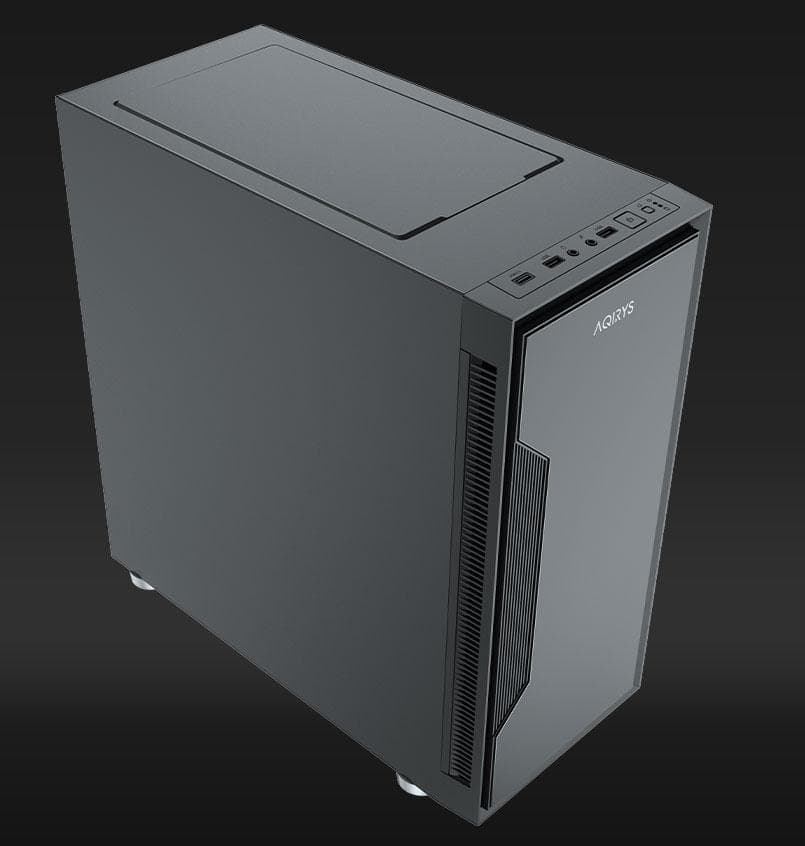 Carcasa AQIRYS ULAS, Mid Tower, Black — miniatură
