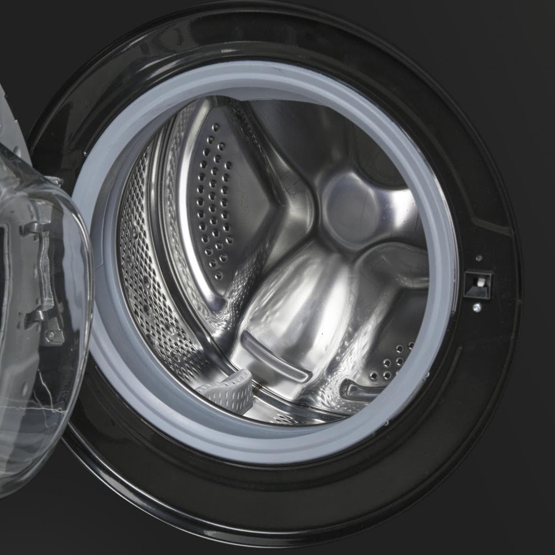Masina de spalat rufe FRAM FWM-V714T2BKD+++, 7 kg, 1400 rpm, Clasa: D, Negru lucios — miniatură