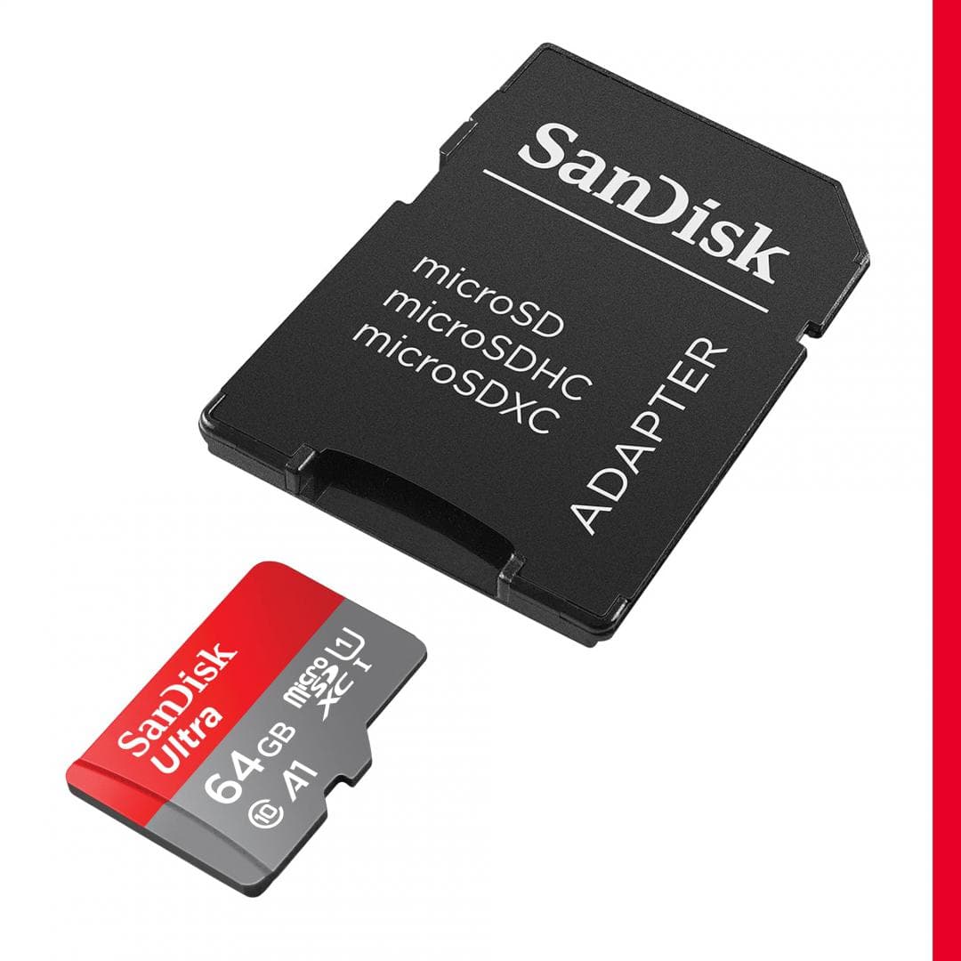 Card de Memorie MicroSDXC SanDisk Extreme, 64GB, Clasa 10, R/W speed: up to 100MB/s/, 90MB/s, include adaptor SD (pentru telefon) — miniatură