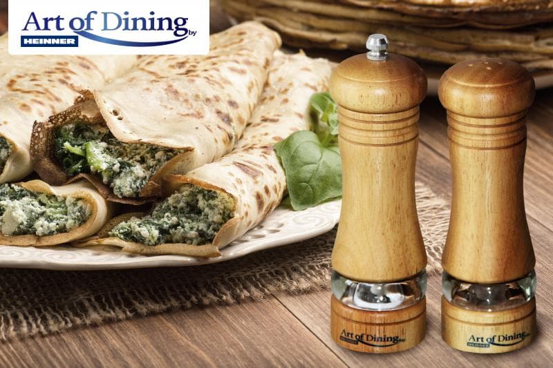 SET RASNITA PIPER + SOLNITA 15 CM, ART OF DINING BY HEINNER — miniatură