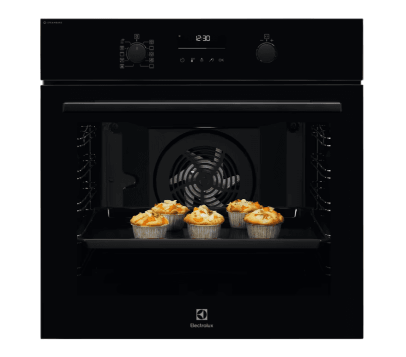 Cuptor incorporabil Electrolux EOD6P77WZ, Electric, 72 l, Autocuratare pirolitica, Conectivitate Wi-fi, SteamBake, Grill, Clasa A+, Negru
