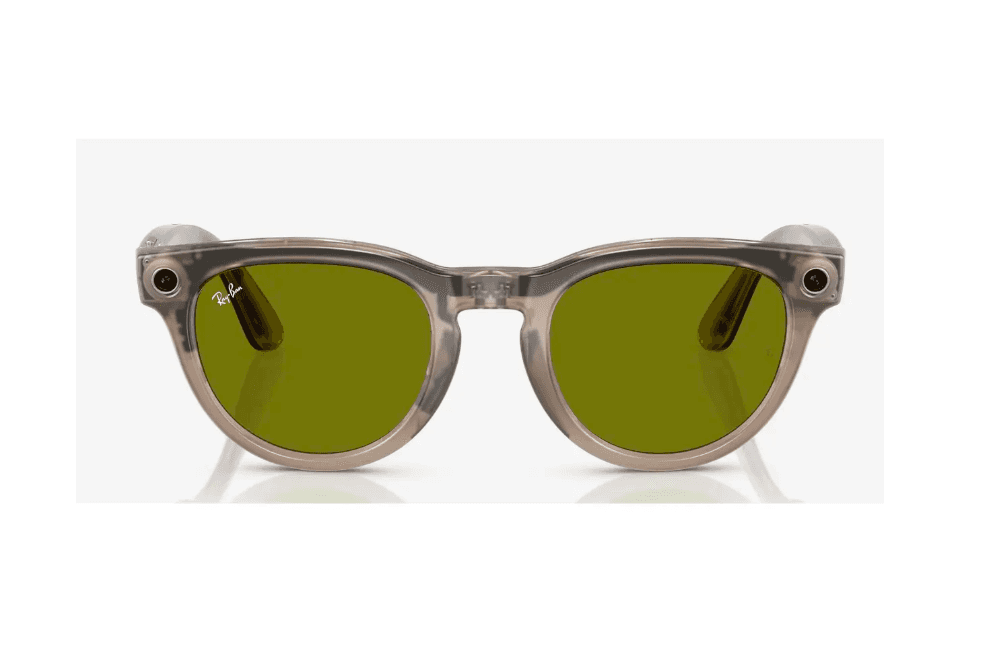 RayBan Meta Headliner Shiny Warm Stone/Dark Green Transitions — miniatură