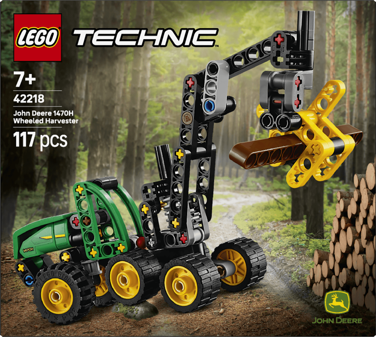 UTILAJ DE TAIAT SI STIVUIT COPACI JOHN DEERE LEGO42218 — miniatură