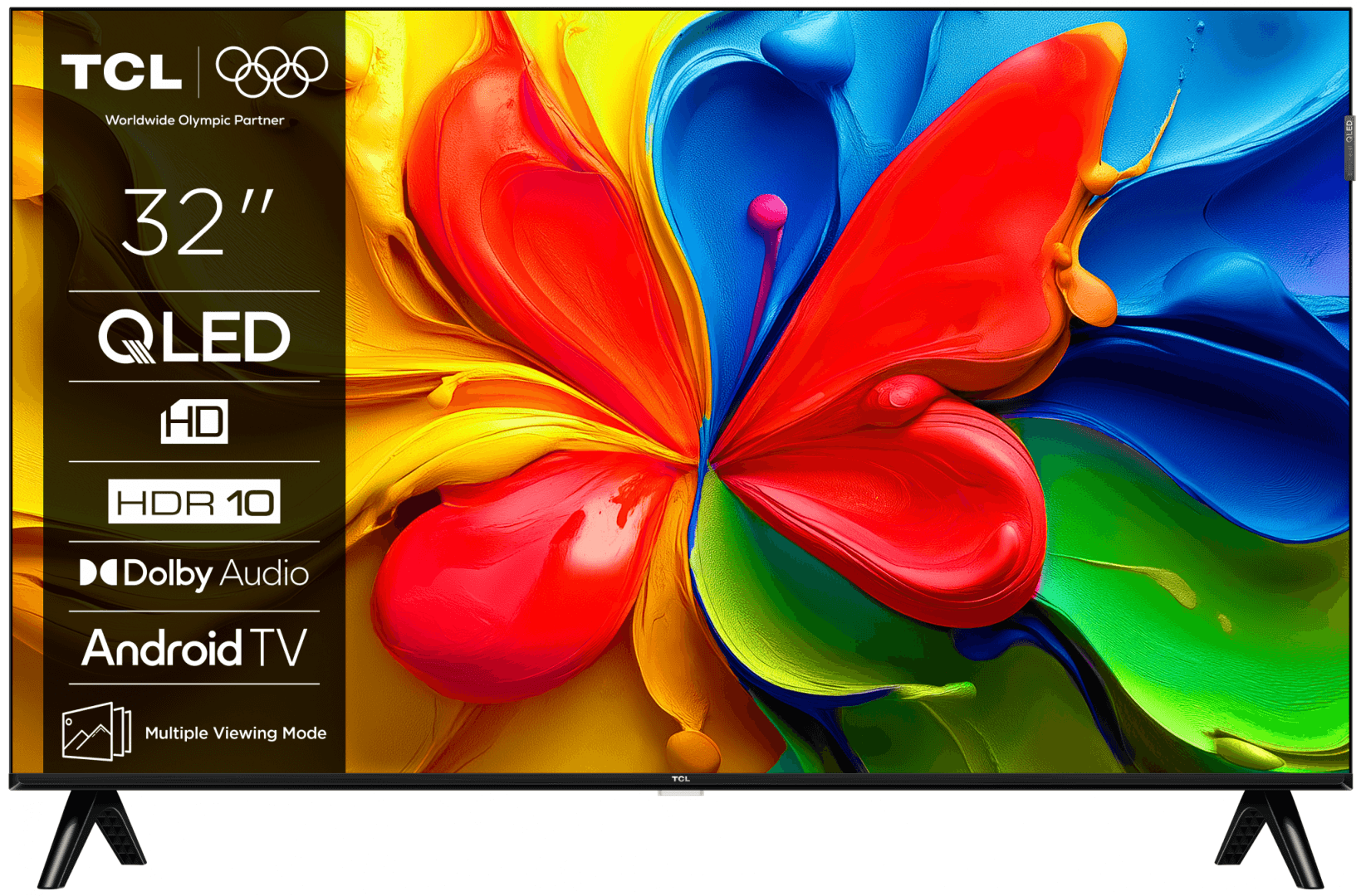 Televizor TCL QLED 32S41K, 80 cm, Smart Android TV, HD