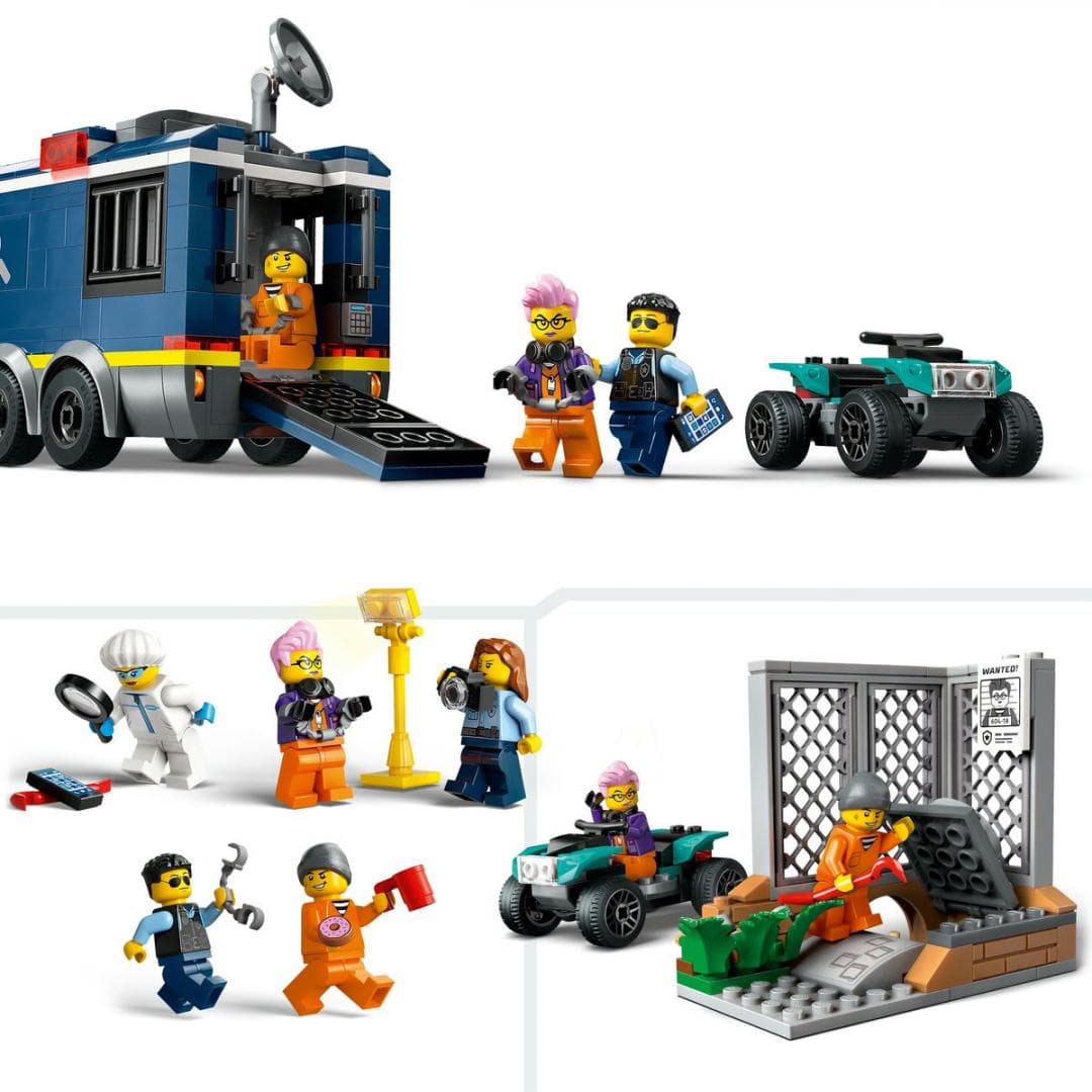 LABORATOR MOBIL DE CRIMINALISTICA, LEGO 60418 — miniatură