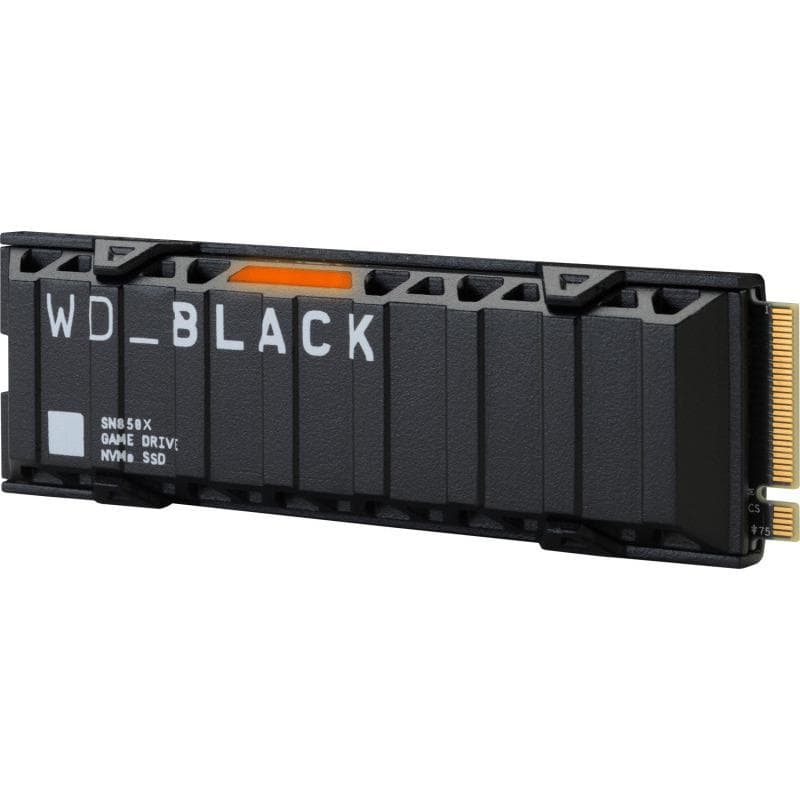SSD intern Western Digital Black SN850X Heatsink, 1 TB, PCI Express 4.0 x4, NVMe, M.2 — miniatură