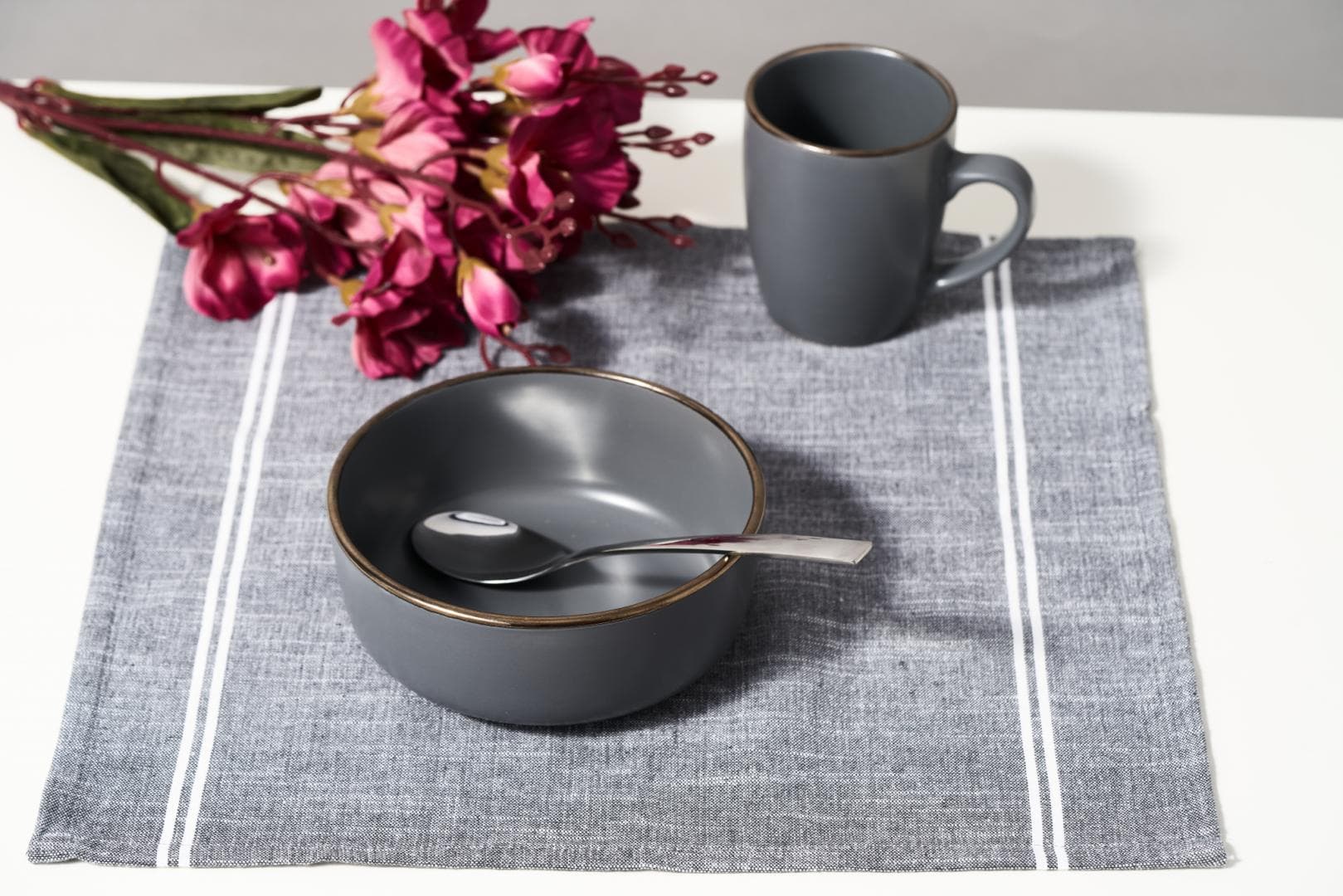 SET 6 BOLURI CEREALE, CERAMICA 16 CM, CALYPSO, ART OF DINING BY HEINNER — miniatură