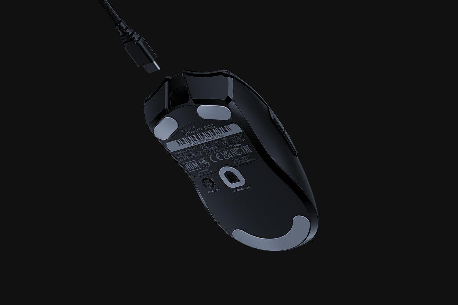 Mouse Gaming Wireless Razer Viper V2 Pro, 30000 DPI, Negru — miniatură