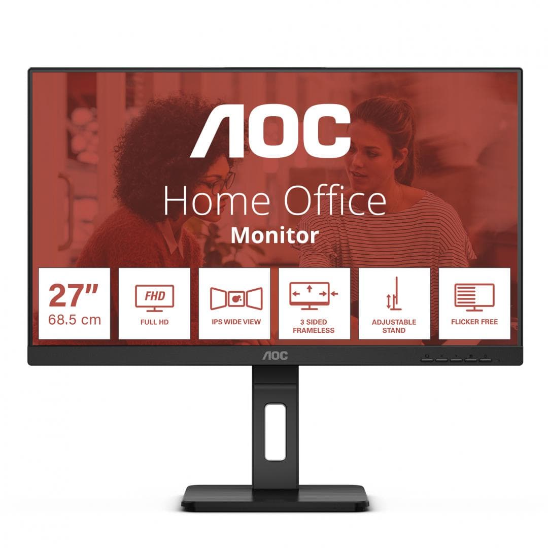 Monitor Consumer AOC 27E3QAF, 27", 1920 x 1080 pixeli, Black