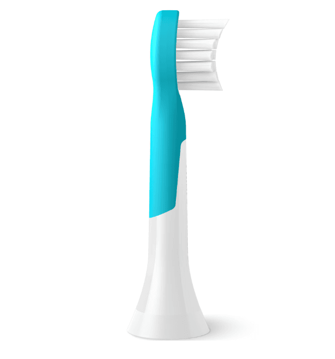 Rezerve PHILIPS Sonicare Kids Compact HX6034/90, Pachet de 4 capete de periere, Standard, Click-on, L x A x I (mm) 60x25.7x230.5 — miniatură