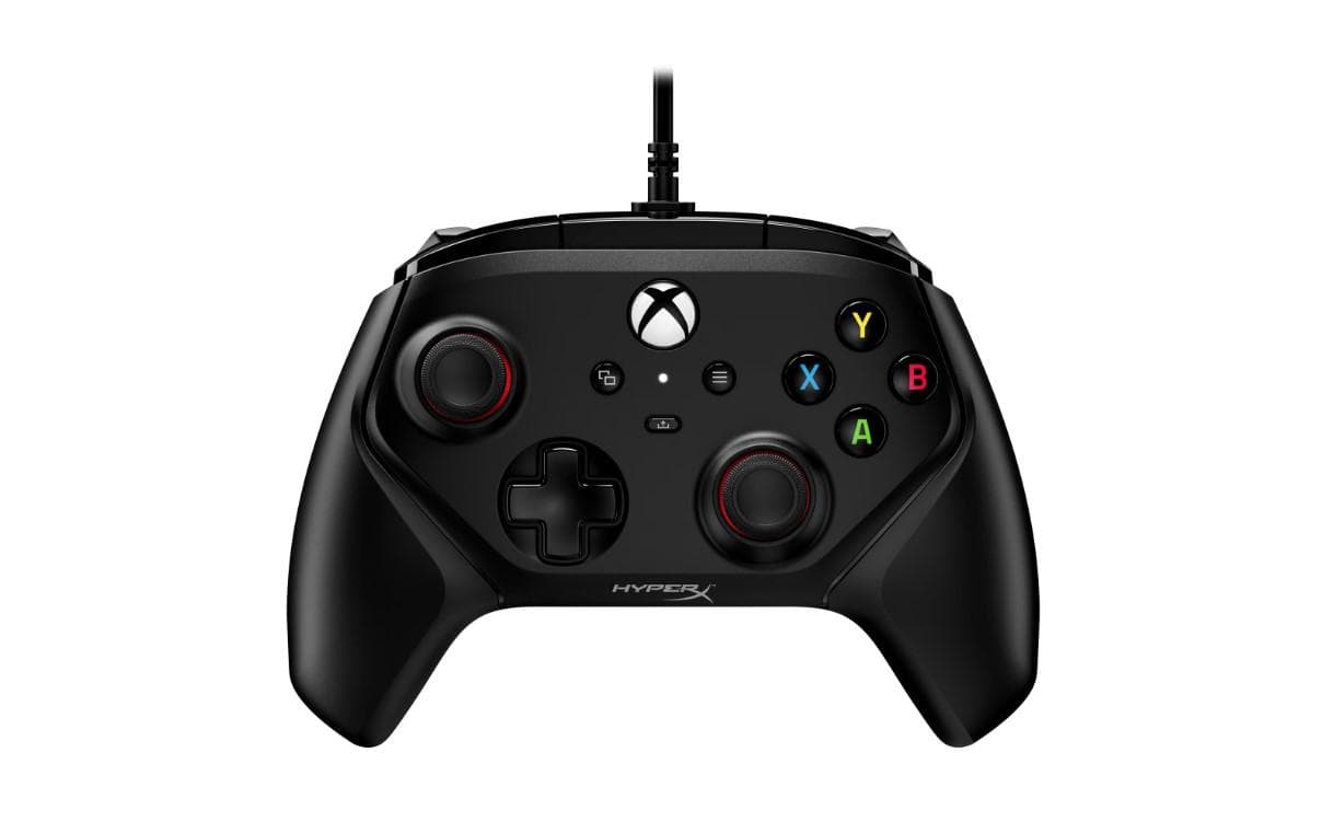HyperX Clutch - Wireless Gaming Controller - PC / XOBX Controller, Mobile Clip, 2.4GHz Wireless Adapter, USB-C to USB-A Cable