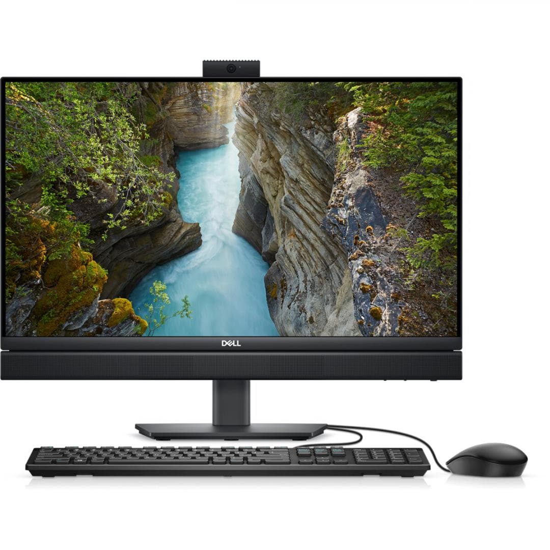All-in-One Education Dell OptiPlex 7420 AIO cu procesor Intel Core i3 14100T pana la 4.4 GHz, 24 inch, FHD, 8 GB, Intel Intel Integrated Graphics, Windows 11 Pro Edu, White — miniatură