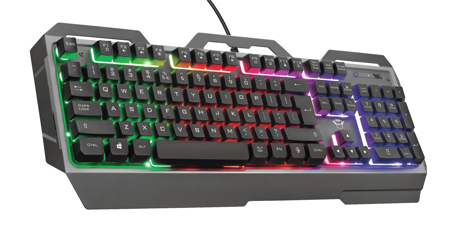 Tastatura Gaming TRUST GXT 856 Torac, RGB, USB, negru — miniatură