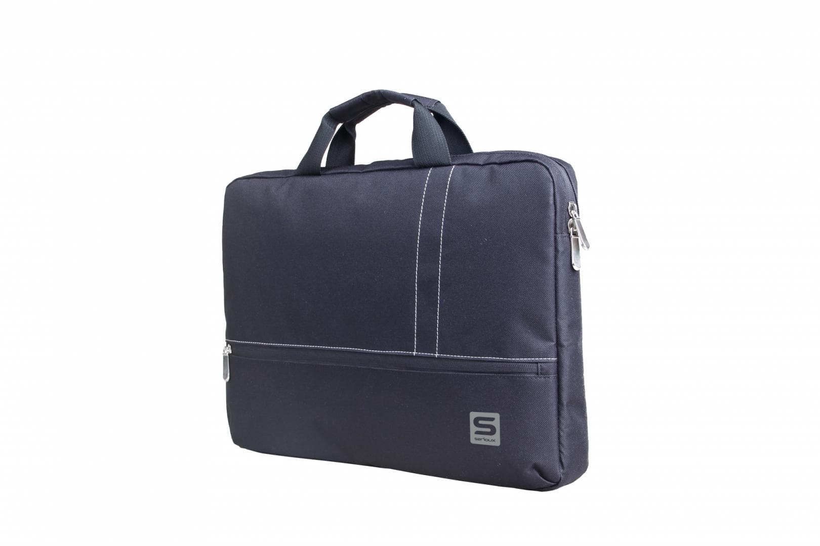 Geanta notebook Serioux, SRX-8915, dimensiuni: 42 x 4.5 x 29.5 cm, compartiment laptop: max 15.6", curea de umar ajustabila, material poliester — miniatură