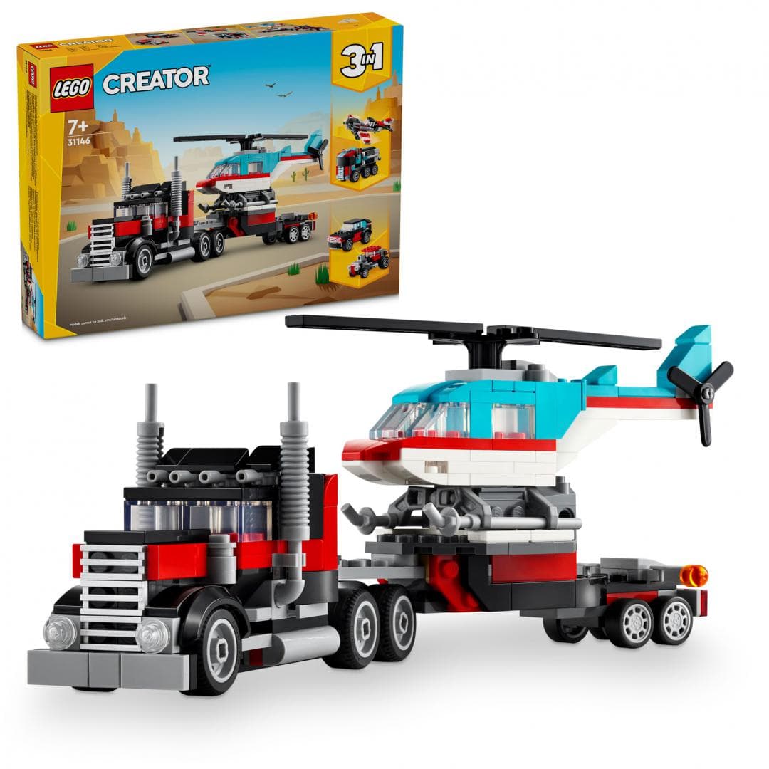 CAMIONETĂ-PLATFORMĂ CU ELICOPTER 31146