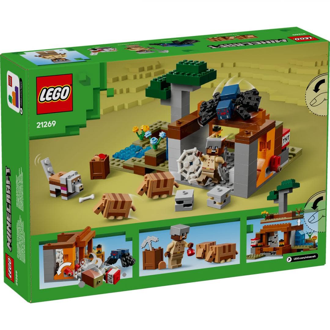 EXPEDITIA DE MINERIT CU TATU, LEGO 21269 — miniatură