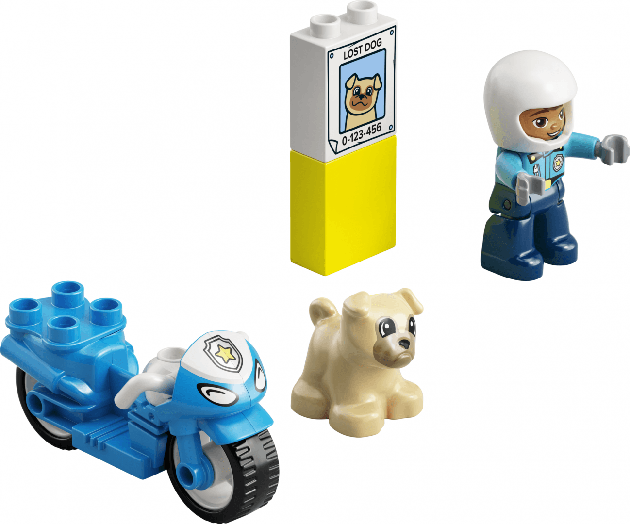 MOTOCICLETA DE POLITIE, LEGO 10967 — miniatură