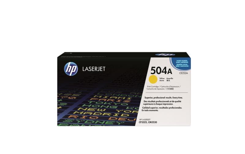Toner HP 504A Yellow, Yellow