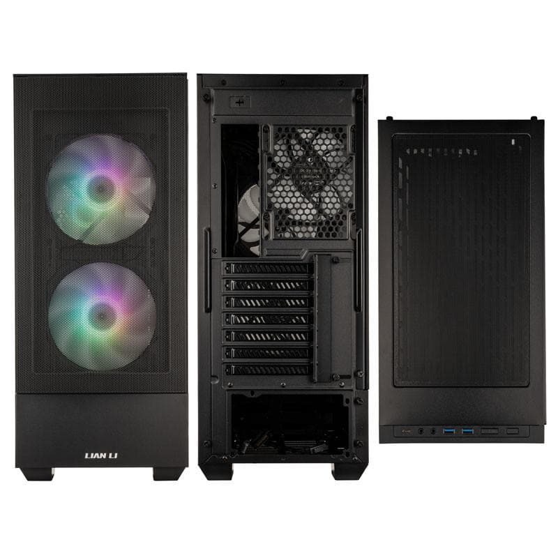 Carcasa Lian Li Lancool 205, RGB, Mid Tower, Black — miniatură