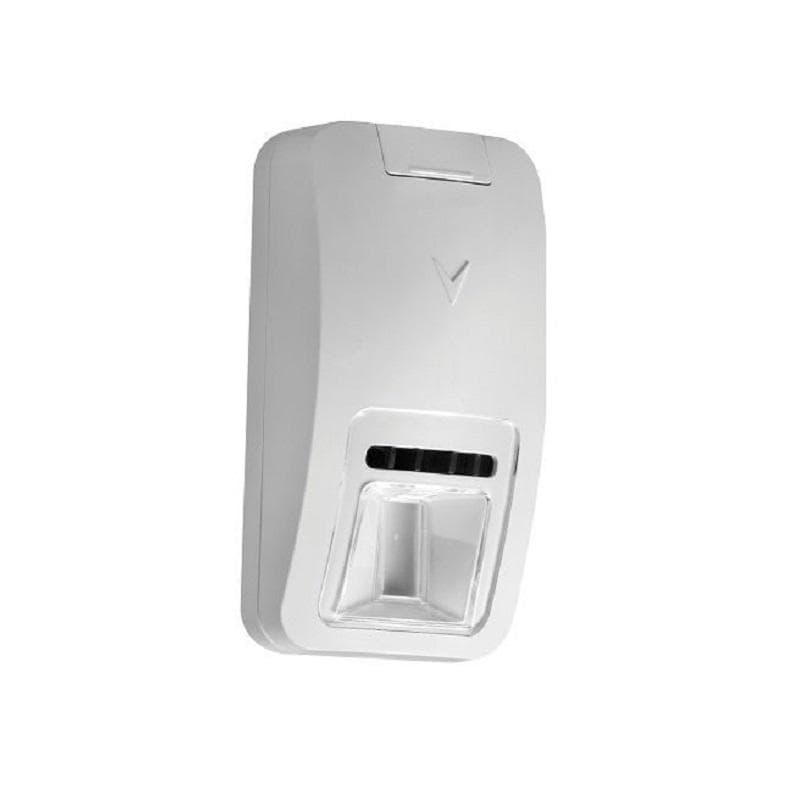 Detector PIR WIRELESS cu oglinda, DSC PG-8974, Acoperiere 15 metri, Unghi 90°, Tehnologie PowerG